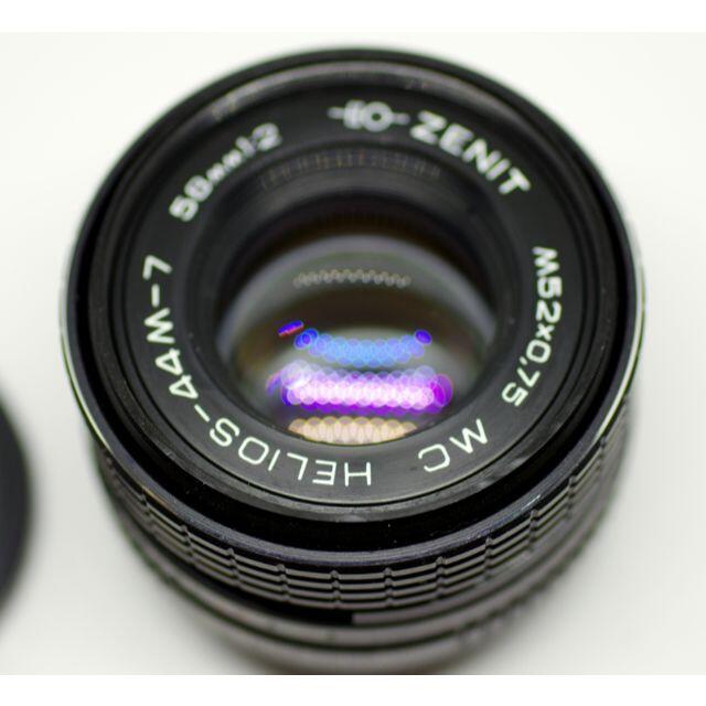 ＺＥＮＩＴ　ＨＥＬＩＯＳ－４４Ｍ－７　５８ＭＭ１：２　Ｍ４２マウント スマホ/家電/カメラのカメラ(レンズ(単焦点))の商品写真