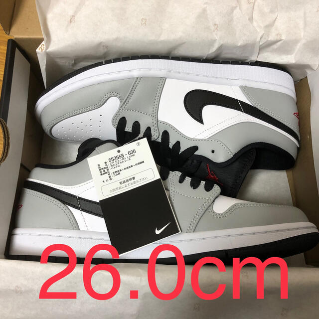 NIKE AIR JORDAN 1 LOW "LIGHT SMOKE GREY"