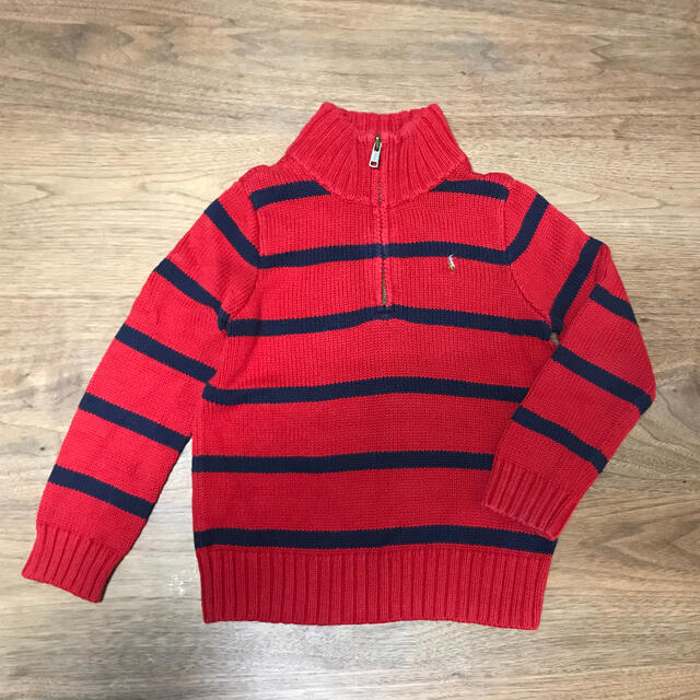 POLO RALPH LAUREN(ポロラルフローレン)のポロラルフローレン  ボーダーニット キッズ/ベビー/マタニティのキッズ服男の子用(90cm~)(ニット)の商品写真