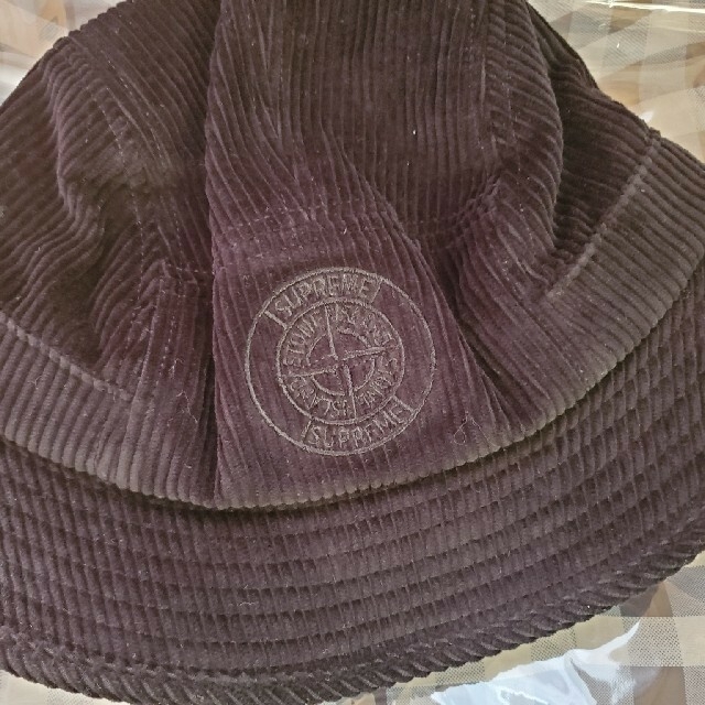 Supreme(シュプリーム)のSupreme®/Stone Island® Corduroy Crusher メンズの帽子(ハット)の商品写真