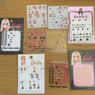 バービー(Barbie)のBarbieネイルシール9枚セット(ネイル用品)