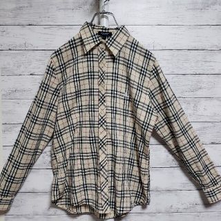 バーバリー(BURBERRY)のBURBERRY　バーバリー　ノバチェック　シャツ　総柄　チェック(シャツ/ブラウス(長袖/七分))