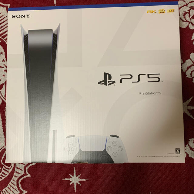 PlayStation(プレイステーション)のPS5 新品　PlayStation 5  ディスクドライブ エンタメ/ホビーのゲームソフト/ゲーム機本体(家庭用ゲーム機本体)の商品写真