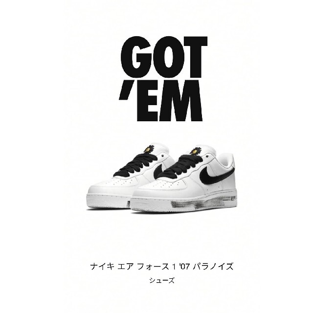 Nike Air force G dragon Paranoise　エアフォース