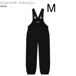 シュプリーム(Supreme)のSupreme Polartec® Overalls ブラック M(サロペット/オーバーオール)