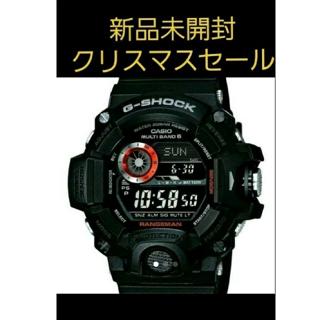 G-SHOCK(ジーショック)のレンジマン オールブラック GW-9400BJ-1JF カシオ G-SHOCK メンズの時計(腕時計(デジタル))の商品写真
