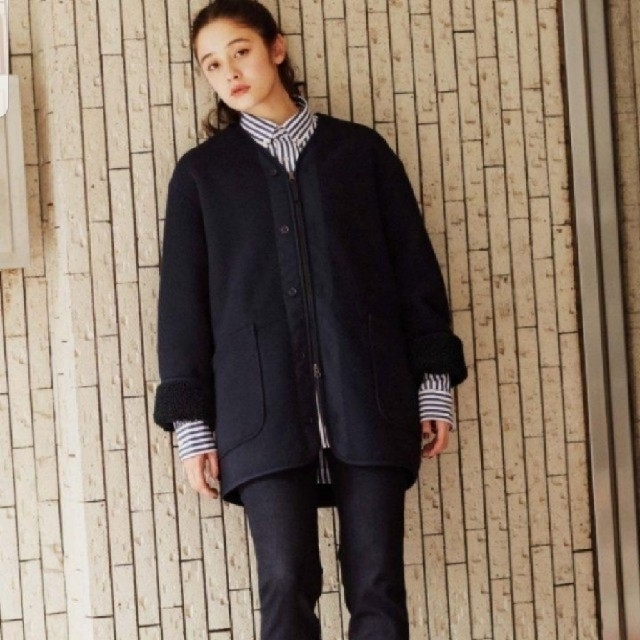 Engineered Garments - UNIQLO ×Engineered Garments ノーカラーコート