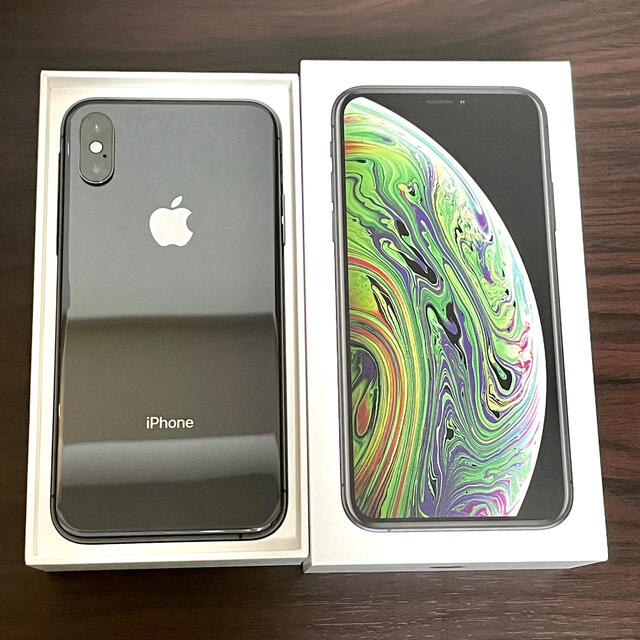 iPhone(アイフォーン)のiPhone Xs Space Gray 256 GB SIMフリー スマホ/家電/カメラのスマートフォン/携帯電話(スマートフォン本体)の商品写真