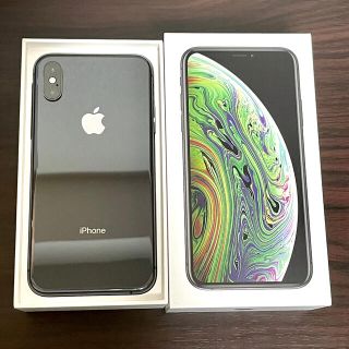 アイフォーン(iPhone)のiPhone Xs Space Gray 256 GB SIMフリー(スマートフォン本体)