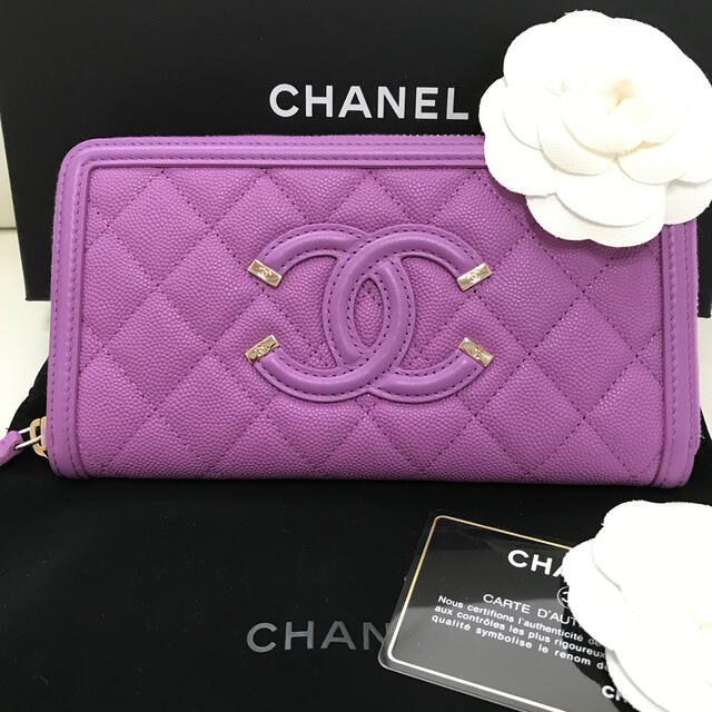 ♡CHANEL シャネル長財布♡CCフィリグリー【付属品有り】