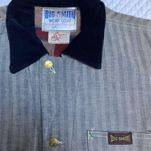 Vintage 　BIG　SMITH　ビッグサイズ メンズのジャケット/アウター(カバーオール)の商品写真