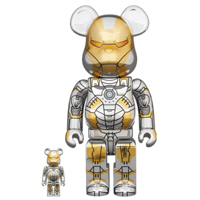 BE@RBRICK SORAYAMA IRONMAN 100％ & 400％