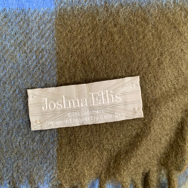 Spick & Span(スピックアンドスパン)のJoshuaEllis カシミヤチェックストール　ジョシュアエリス レディースのファッション小物(ストール/パシュミナ)の商品写真