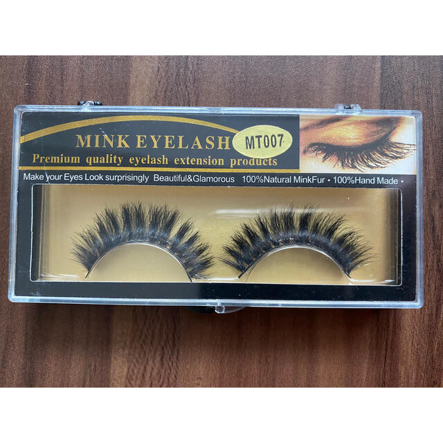 【MT007】Premium quality mink eyelash 3d コスメ/美容のベースメイク/化粧品(つけまつげ)の商品写真