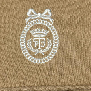 エフティーシー(FTC)のFTC フェリーチェトワコ　リネン　刺繍　ポーチ(ポーチ)