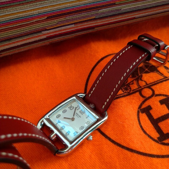 Hermes(エルメス)のHERMES☆エルメス☆時計☆ケープコッド☆ドゥブルトゥール☆エルメス レディースのファッション小物(腕時計)の商品写真