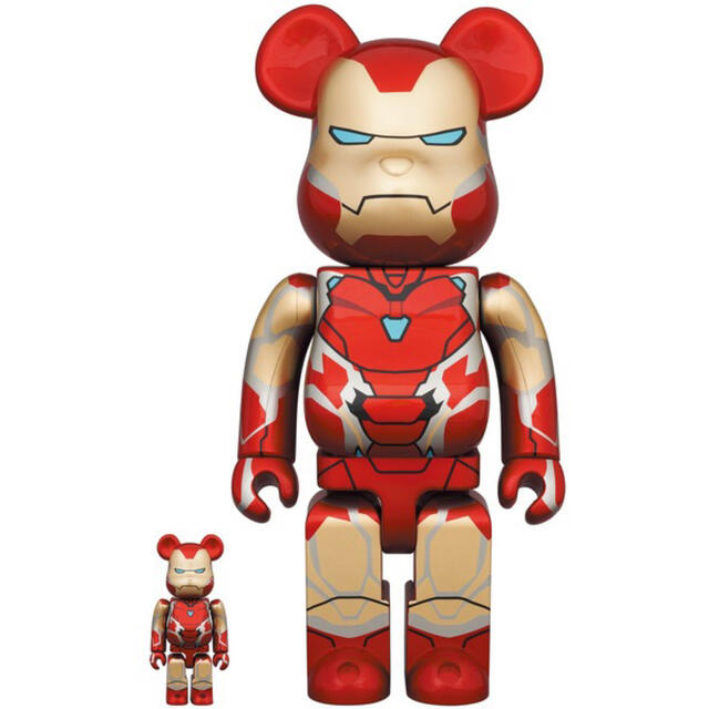 MEDICOM TOY(メディコムトイ)の10個 BE@RBRICK IRON MAN MARK 85 100% 400% エンタメ/ホビーのフィギュア(その他)の商品写真