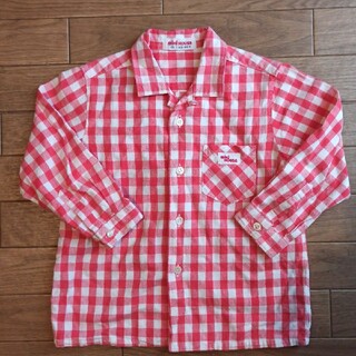 ミキハウス(mikihouse)のミキハウス チェックシャツ size93(Tシャツ/カットソー)