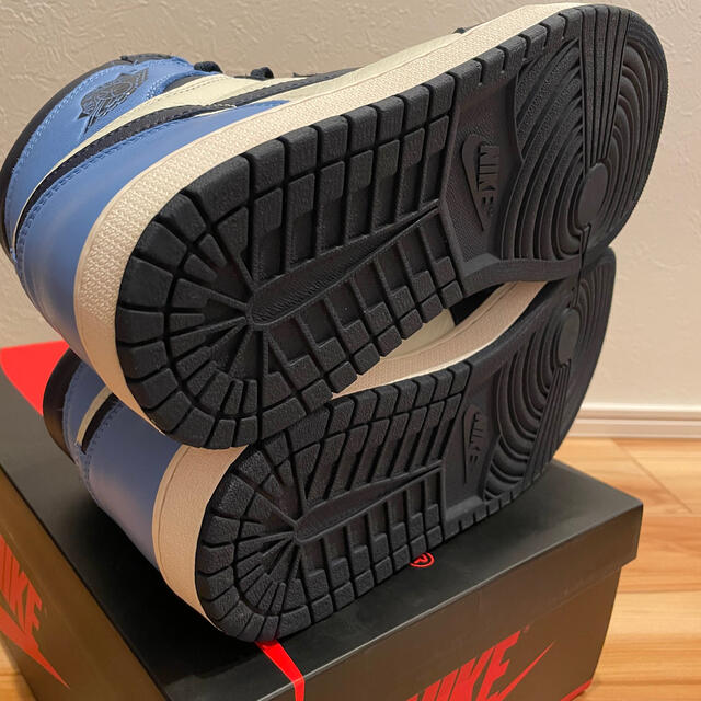 NIKE(ナイキ)のナイキ エアジョーダン1 レトロハイ オブシディアン 31cm us13 メンズの靴/シューズ(スニーカー)の商品写真