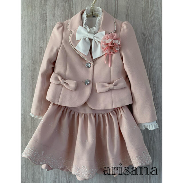 【COCOchan様専用】アリサナフォーマル 入学式８点セット キッズ/ベビー/マタニティのキッズ服女の子用(90cm~)(ドレス/フォーマル)の商品写真