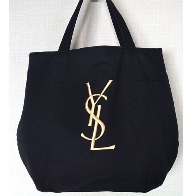 Yves Saint Laurent イヴサンローラン トートバッグ 金刺繍 - トートバッグ