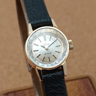 オメガ(OMEGA)の【オーバーホール済み】オメガ デビル レディース カットガラス 手巻き 超美品！(腕時計)