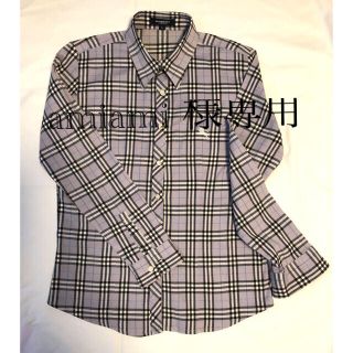 バーバリー(BURBERRY)のバーバリー ノバチェックシャツ　グレー(シャツ/ブラウス(長袖/七分))