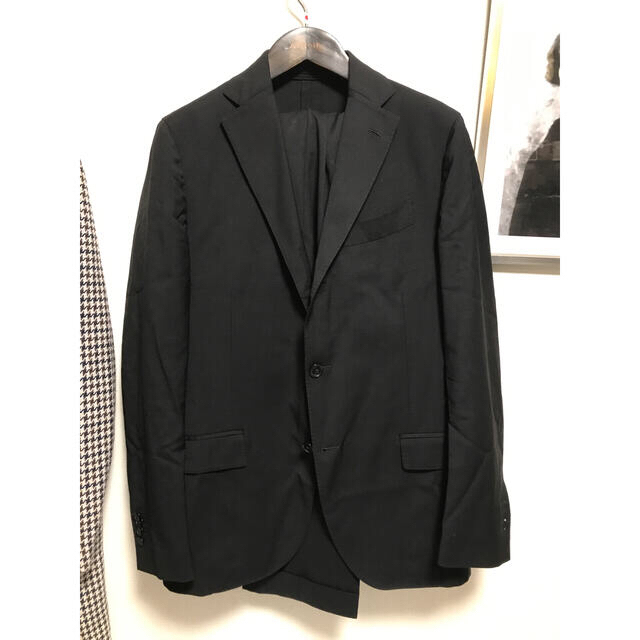 15万↑ LARDINI  セットアップ/ブラック　size50