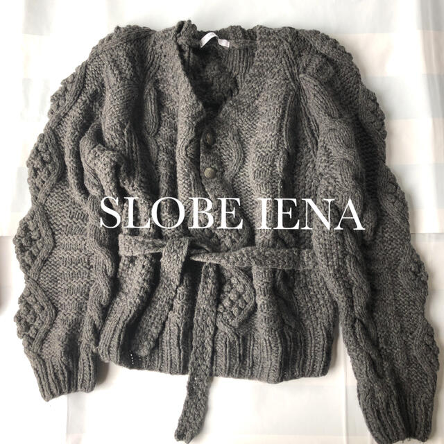 SLOBE IENA(スローブイエナ)の＊SLOBE IENA♡ウエストベルト Fi.m ケーブルニット◆ レディースのトップス(ニット/セーター)の商品写真