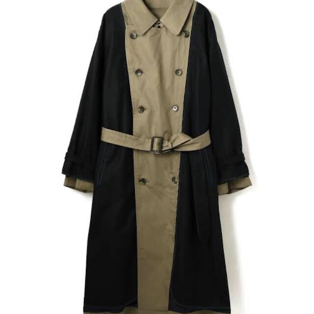 SUNSEA(サンシー)のYOKE/ヨーク/REVERSIBLE TRANCH COAT  メンズのジャケット/アウター(トレンチコート)の商品写真