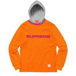 Supreme Hooded Waffle Ringer パーカー