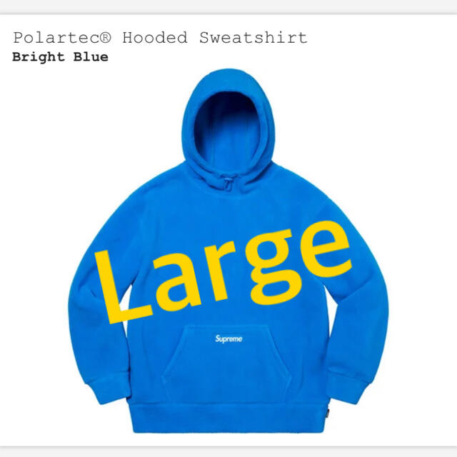 Supreme(シュプリーム)のSupreme Polartec® Hooded Sweatshirt L メンズのトップス(パーカー)の商品写真