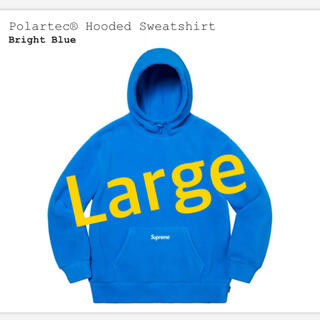 シュプリーム(Supreme)のSupreme Polartec® Hooded Sweatshirt L(パーカー)