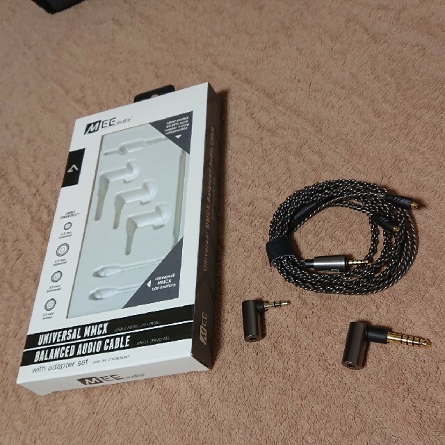 【カームラ様専用】MEE mmcx balanced audio cable スマホ/家電/カメラのオーディオ機器(その他)の商品写真