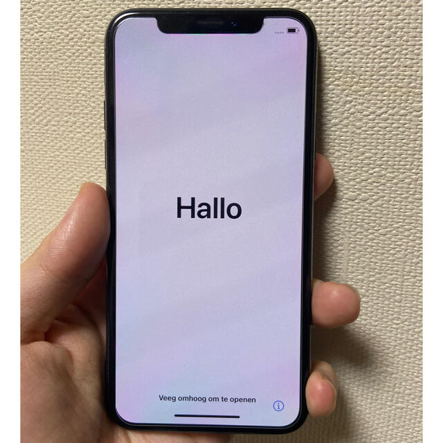 iPhoneX　64GB simフリー　simロック解除