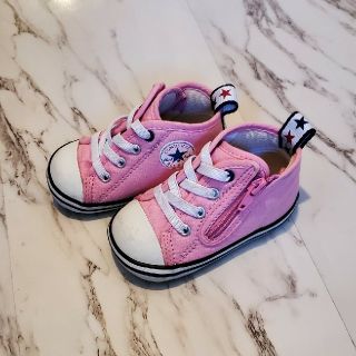 コンバース(CONVERSE)の最終値下げ！！美品 CONVERSE 薄ピンク 12cm(スニーカー)