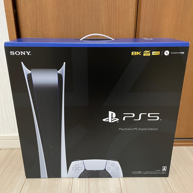 PlayStation(プレイステーション)のPlayStation5 PS5 デジタルエディション エンタメ/ホビーのゲームソフト/ゲーム機本体(家庭用ゲーム機本体)の商品写真