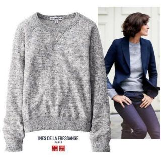 ユニクロ(UNIQLO)の★みどり先生様専用★★値下げ中★新品イネス上質人気スウェットプルオーバーL(トレーナー/スウェット)