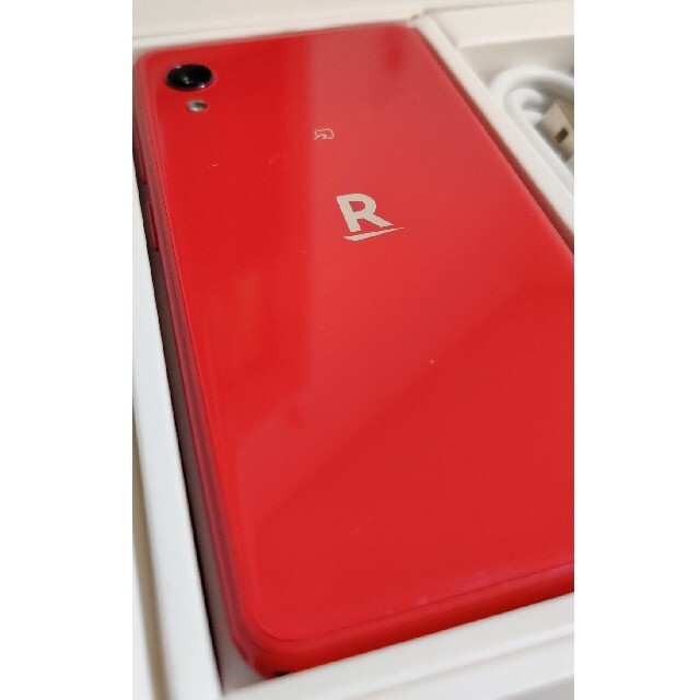 Rakuten(ラクテン)の楽天mini　レッド スマホ/家電/カメラのスマートフォン/携帯電話(スマートフォン本体)の商品写真