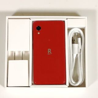 ラクテン(Rakuten)の楽天mini　レッド(スマートフォン本体)