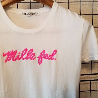 ミルクフェド(MILKFED.)のMILKFED ミルクフェド フロントプリント入り 半袖カットソー/Tシャツ(Tシャツ(半袖/袖なし))