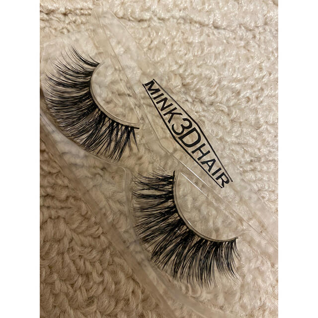 【A10】MINK 3D HAIR LASH つけま ミンクラッシュ 上質毛 コスメ/美容のベースメイク/化粧品(つけまつげ)の商品写真