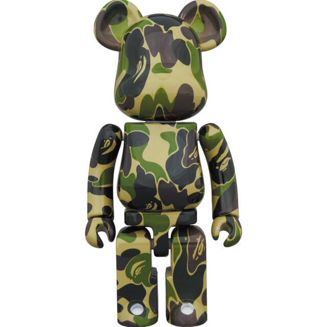 A BATHING APE(アベイシングエイプ)の超合金 BE@RBRICK ABC CAMO GREEN エンタメ/ホビーのフィギュア(その他)の商品写真