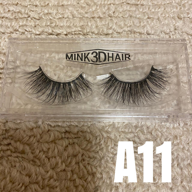 【A11】MINK 3D HAIR LASH つけま ミンクラッシュ 上質毛 コスメ/美容のベースメイク/化粧品(つけまつげ)の商品写真