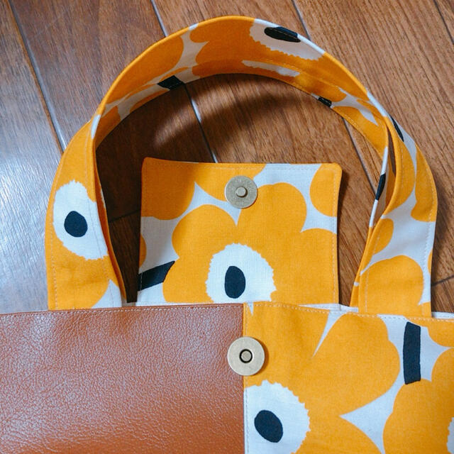 marimekko(マリメッコ)のマリメッコ ハンドメイド トートバッグ ハンドメイドのファッション小物(バッグ)の商品写真