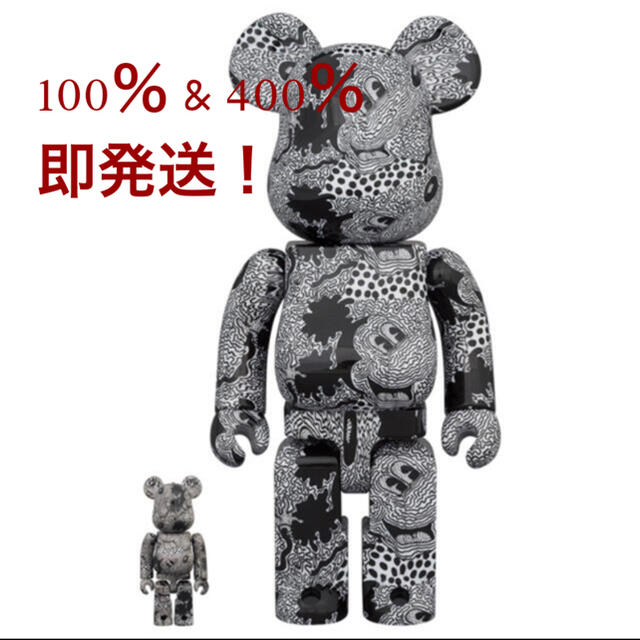 MEDICOM TOY(メディコムトイ)のBE@RBRICK Keith Haring Mickey Mouse 400% エンタメ/ホビーのフィギュア(その他)の商品写真