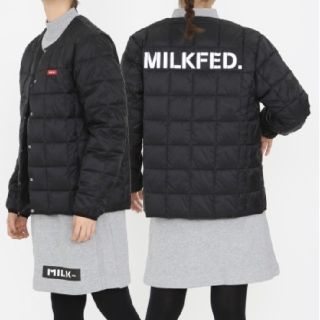 ミルクフェド(MILKFED.)のミルクフェド ダウンジャケット MILKFED.×TAION LOGO DOWN(ダウンジャケット)