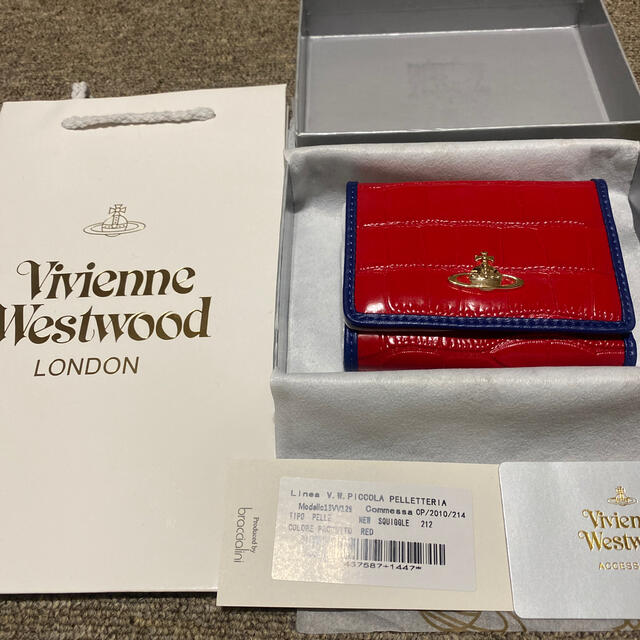 Vivienne Westwood 折り財布 がま口財布 赤レディース