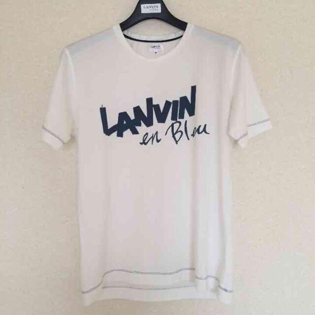 LANVIN en Bleu(ランバンオンブルー)のLanvin en Blue 白Tシャツ メンズのトップス(Tシャツ/カットソー(半袖/袖なし))の商品写真