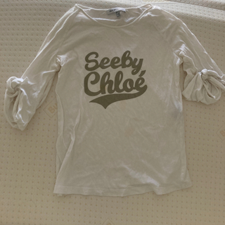 シーバイクロエ(SEE BY CHLOE)のseebychloe☆ロゴ入りTシャツ(Tシャツ(長袖/七分))